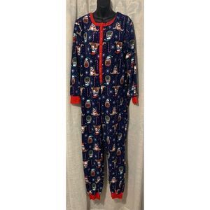 Nice Peace Love & Dreams Women's Peace Love & Dreams Holiday Print Pajama Drop S